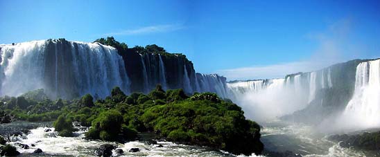 Nejkrásnější místa - Iguazu vodopády